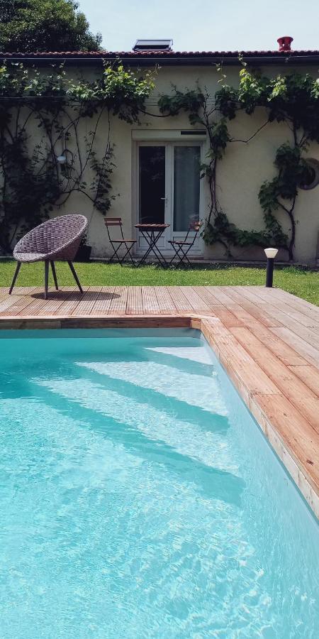Merig'Home Chambre Bd Climatisee Dans Maison Avec Piscine Au Calme En Ville, Sdb & Toilettes Prives Ангулем Екстер'єр фото
